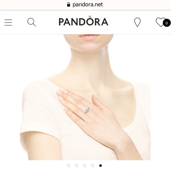 PANDORA sparkling luminous love knot ring✨✨ - Picture 5 of 5